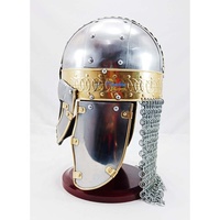 Casque de fer Gjermundbu de haute qualité, style viking moderne, électroplaqué, fait main, longue durée de vie, pour costume d'Halloween, pour homme, Fête des Pères
