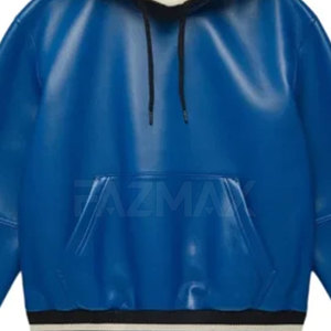 Sweat-shirts en cuir d'hiver pour hommes de haute qualité, respirants, faible MOQ, taille adulte, tendance - Product Image 3