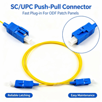 Cordon de brassage optique SC/SM à faible perte pour réseau FTTH – Solution de télécommunications