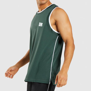 Camiseta sin Mangas de Poliéster de Alta Calidad para Hombre 2023, Ligera, de Secado Rápido, Transpirable, para Gimnasio, Fitness, Uso Casual, Talla XL - Product Image 4