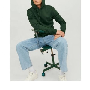 Sweat à capuche en coton pour homme de luxe, tissu éponge de haute qualité, design 3D en relief, broderie personnalisée, motif imprimé OEM, tricotage - Product Image 1