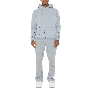 Jersey acampanado chándal Unisex holgado chándal y joggers conjuntos de alta calidad cómodo 100% algodón polar - Product Image 1