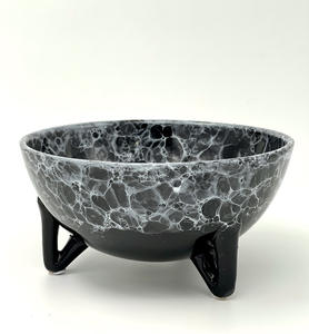 Dernier modèle de bol en marbre blanc très vendu bol de service décoratif de table de luxe pour la maison hôtel restaurants bol de table - Product Image 4