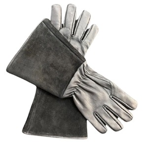 Guantes de soldadura de cuero de seguridad de nuevo estilo, última llegada, nuevo estilo, protección de manos, cuero sintético, superventas, guantes de soldadura - Product Image 2