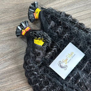 Cabello Humano Natural Vietnamita al por Mayor, 100% Sin Procesar, Cutícula Alineada, Queratina Negra, Doble Trama, Liso Natural, Punta Plana - Product Image 2