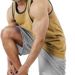 Ropa de fitness Camiseta sin mangas hecha en Pakistán Venta directa de fábrica Tallas grandes Ropa de verano Camiseta sin mangas para hombres - Product Image 5