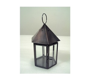<b>Copper</b> Antique Look Luxury Design Metal Candle <b>Lantern</b> - Product Image 4