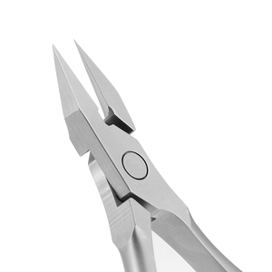 Pince à cuticules professionnelle de haute qualité 17mm Vietnam avec lame incurvée pleine mâchoire en acier inoxydable Design poignée ondulée pour les doigts - Product Image 3