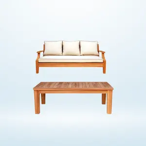 实木户外家具老式沙发套装设计沙发