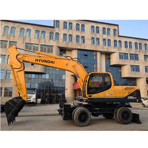 รถขุดล้อ210W-9ฮุนไดมือสองตัวขุดตีนตะขาบ21ตันพร้อมเครื่องยนต์ & มอเตอร์0.8เมตรถัง84kW - Product Image 2