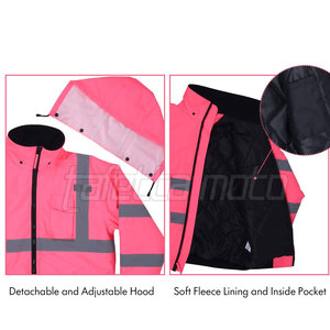 Chaqueta de Seguridad de Secado Rápido y Transpirable, Ropa de Trabajo, Chaqueta de Seguridad para Adultos, Diseño Personalizado, Chaqueta de Seguridad Reflectante - Product Image 5