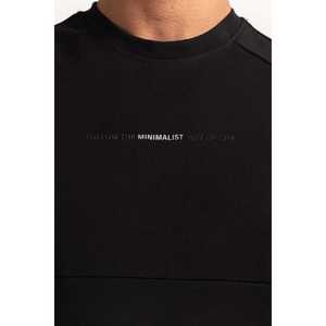 Sweat-shirt en tricot à col rond uni, broderie 3D, impression à l'écran, 100% coton, séchage rapide, XXS-6XL, streetwear décontracté personnalisé, OEM ODM - Product Image 2