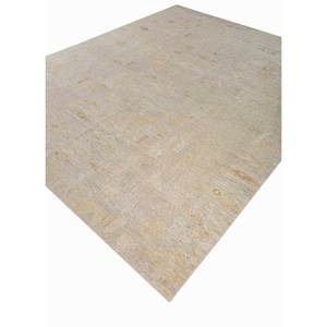 Tapis en laine noué à la main Erbe Ivory, motif géométrique abstrait, 9x12, rectangulaire, Tabriz, pour la maison, le salon, le couloir, la chambre - GS-1534 - Product Image 2