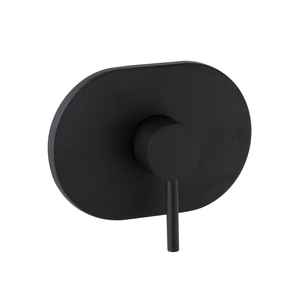 Ensemble de salle de bain haut de gamme FIEMME avec mitigeur de douche encastré noir - Product Image 1