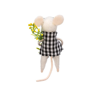 Colección Mágica de Vacaciones del Himalaya, Adorable Ratón de Fieltro de Lana, Adorno Colgante, Juguetes de Peluche con Estilo - Product Image 5