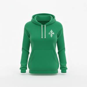 Sudadera con Capucha Personalizada de Primera Calidad para Mujer, 100% Algodón, Felpa, 300g, Secado Rápido, Transpirable, Informal de Invierno, OEM - Product Image 1