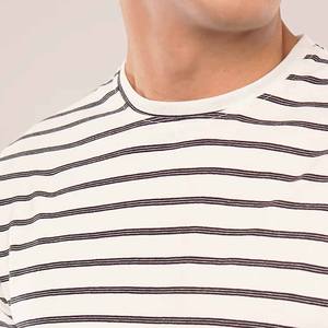 <b>Men's</b> Casual <b>Striped</b> Short Sleeve Crew Neck <b>T</b>-<b>Shirt</b> Tee Tops With Custom Design <b>T</b> <b>Shirt</b> Printing Quick Dry <b>T</b>-<b>Shirt</b> for <b>Men</b> - Product Image 4