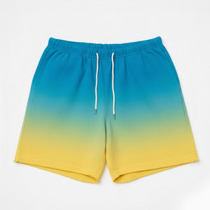 กางเกงขาสั้นผู้ชายพิมพ์ลายสกรีนแบบกำหนดเอง ขายส่ง บริการ OEM กางเกงขาสั้นผู้ชายผ้าฝ้ายพิมพ์ลายซันเฟด จำนวนมาก - Product Image 1