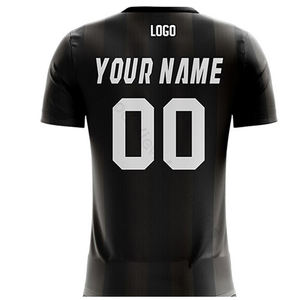 เสื้อฟุตบอลแบบยูนิเซ็กซ์สำหรับกีฬา  สามารถสกรีนโลโก้และหมายเลขได้  ผลิตจากโพลีเอสเตอร์ 100% แห้งเร็ว สำหรับทีมผู้ใหญ่ - Product Image 2