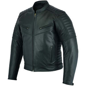 Chaqueta de Motocicleta de Cuero Unisex OEM, Resistente al Viento, con Logotipo y Diseño Personalizados, Fabricante Mayorista 2026 - Product Image 4