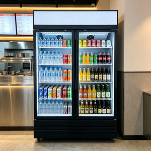Réfrigérateur vertical commercial à température unique, économique, à porte unique, à refroidissement par air, avec contrôle mécanique de la température et éclairage LED - Product Image 3
