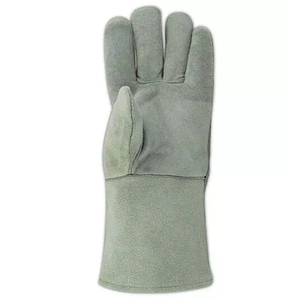 Guantes de soldadura de cuero de seguridad de servicio OEM, guantes de soldadura personalizados de protección de manos anticorte de alta exigencia - Product Image 3