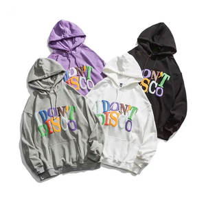 2025 Vintage lavé acide lavage multicolore à capuche mode poche bouffée impression à capuche automne et hiver tricoté sweats à capuche amples - Product Image 1