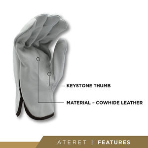 Gants de conducteur de la plus haute qualité, produit en gros fabriqué au Pakistan Gants de sécurité de couleur blanche pure pour les travailleurs PAR DES INDUSTRIES INCROYABLES - Product Image 2