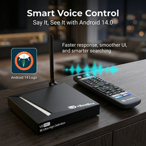 VSeeBox V6 Pro 2026 <span class=keywords><strong>Android</strong></span> 14 TV <span class=keywords><strong>Box</strong></span> 8K WiFi 6 Smart Streaming Media Player <span class=keywords><strong>4GB</strong></span> 32GB - Product Image 3