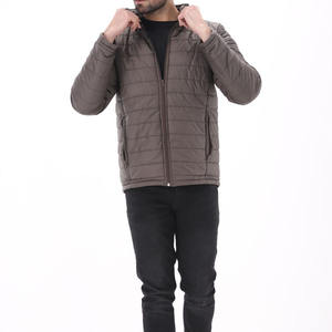 Haute qualité hommes Polyester coton Camouflage matelassé veste d'hiver imperméable coupe-vent respirant extérieur col rond - Product Image 4