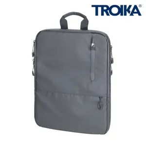 Zaino Espandibile Troika Nero Personalizzato per Gadget Promozionali - Product Image 1