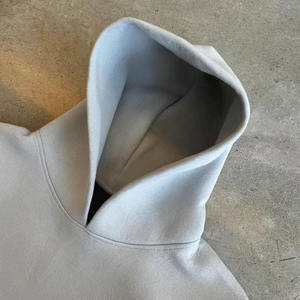 Ensemble sweat-shirt et pantalon de survêtement unisexe en molleton épais de coton, style urbain hivernal, personnalisable pour fabricants OEM - Product Image 2