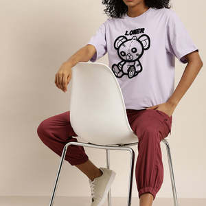 Camisetas de Mujer al por Mayor, Personalizadas, de Manga Corta, Casuales, con Bordado, Diseño de Diseñador, Camisetas Lisas - Product Image 3