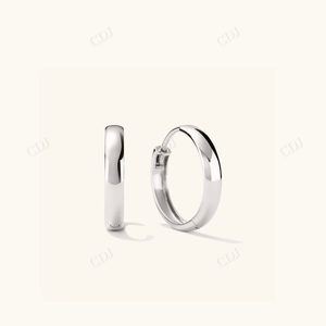 Wholesale Luxury Custom 14K Yellow <b>Gold</b> Stud <b>Huggie</b> Earrings for Women-High Quality Gift Jewelry - Product Image 5