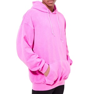 Sweat à capuche de luxe personnalisé 500 g/m² 600 g/m² à épaules tombantes pour homme, 100 % coton, basiques oversize, sweats à capuche en mélange de coton - Product Image 1