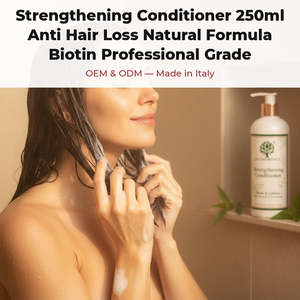 Après-shampoing fortifiant professionnel RedMoringa Biotin 250 ml, formule naturelle anti-chute pour cheveux secs, fabriqué en Italie - Product Image 2