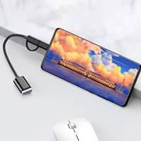 Adaptateur d'alimentation CC micro/type-C vers USB-A de 20 cm de haute qualité, neuf, avec protection OTP, charge rapide 2A pour ordinateur portable