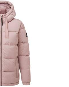 Customized Blush <b>Pink</b> Puffer <b>Jacket</b> Women Winter Hooded Quilted Coat Warm Polyester Padding Zipper Closure Fashion OEM Custom - Product Image 3