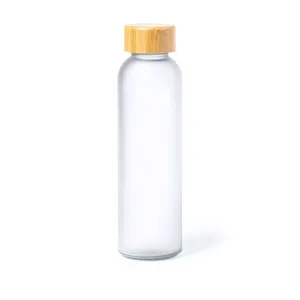Bottiglia d'Acqua Ecologica Eskay in Bambù e Vetro, Gadget per Bevande Sostenibile - Product Image 5