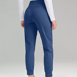 Custom Solid High Elastic Waist <b>Flare</b> <b>Leggings</b> Logo Women Two Piece Set Yoga Pants Wholesale Activewear Fitness Breathable - Product Image 3