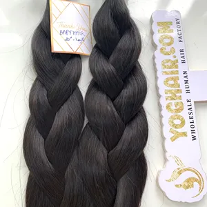 On Sales Top Quality Human Hair Bulk Color Fast Shipping From YOGHAIR FACTORY Door to Door Shipping Custom Packaging All length