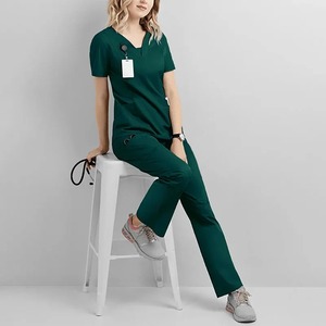 Uniforme de enfermera ultraligera para mujeres y hombres, ropa de trabajo para médicos de hospital, tela de Popelina, cirugía veterinaria - Product Image 6