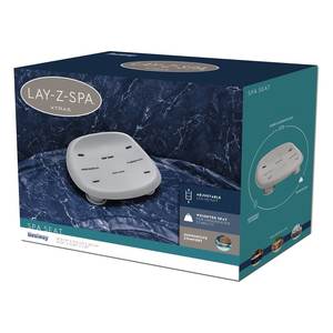 Siège réglable <span class=keywords><strong>Bestway</strong></span> Xtras pour <span class=keywords><strong>spa</strong></span> gris 60321 – Accessoire confortable pour baignoire et bain à remous - Product Image 2