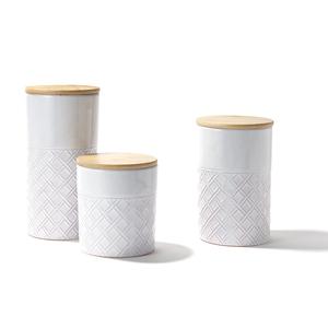 Recipiente de metal con recubrimiento de polvo blanco Caja de almacenamiento hecha a mano de calidad superior Recipiente de metal de lujo al por mayor con estilo clásico - Product Image 3