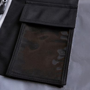 Gilet de sécurité réfléchissant ZOHSUB POWER INDUSTRY, classe 2 ANSI, avec LED clignotante, poches imperméables, pour moto, vert été - Product Image 6