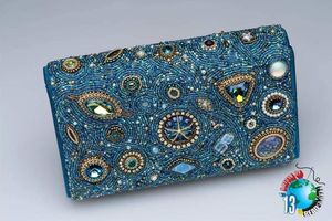 HEAVENLY BROIDERY SACS UNIQUES MEILLEUR Style Bohème Broderie Travail Main Embrayage Sacs Sacs Fantaisie Design Doublure En Gros - Product Image 5