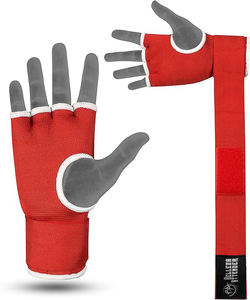 Bandages de coton demi-doigts d'arts martiaux sous les mitaines et la protection du poing Enveloppements de main Gants intérieurs pour la boxe et le MMA - Product Image 4