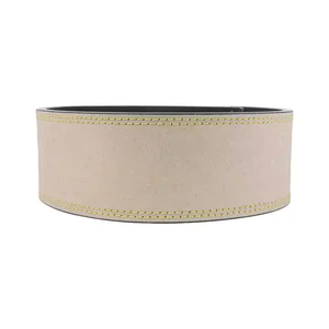 Cinturón de levantamiento de pesas GYM para hombres y mujeres, cinturón de punta de cuero hecho, cinturones de levantamiento de pesas de cuero PU - Product Image 3