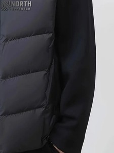 Haute qualité unisexe Slim Fit matelassé doudoune imperméable Nylon enduit coton toile décontracté hiver Style fermeture éclair hommes veste - Product Image 2