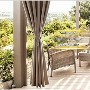 Tiebacks de cortina hechos a mano, sujetadores de cuerda, soportes elegantes para el hogar, dormitorio, oficina, Tiebacks de cortina decorativos a un precio asequible - Product Image 4